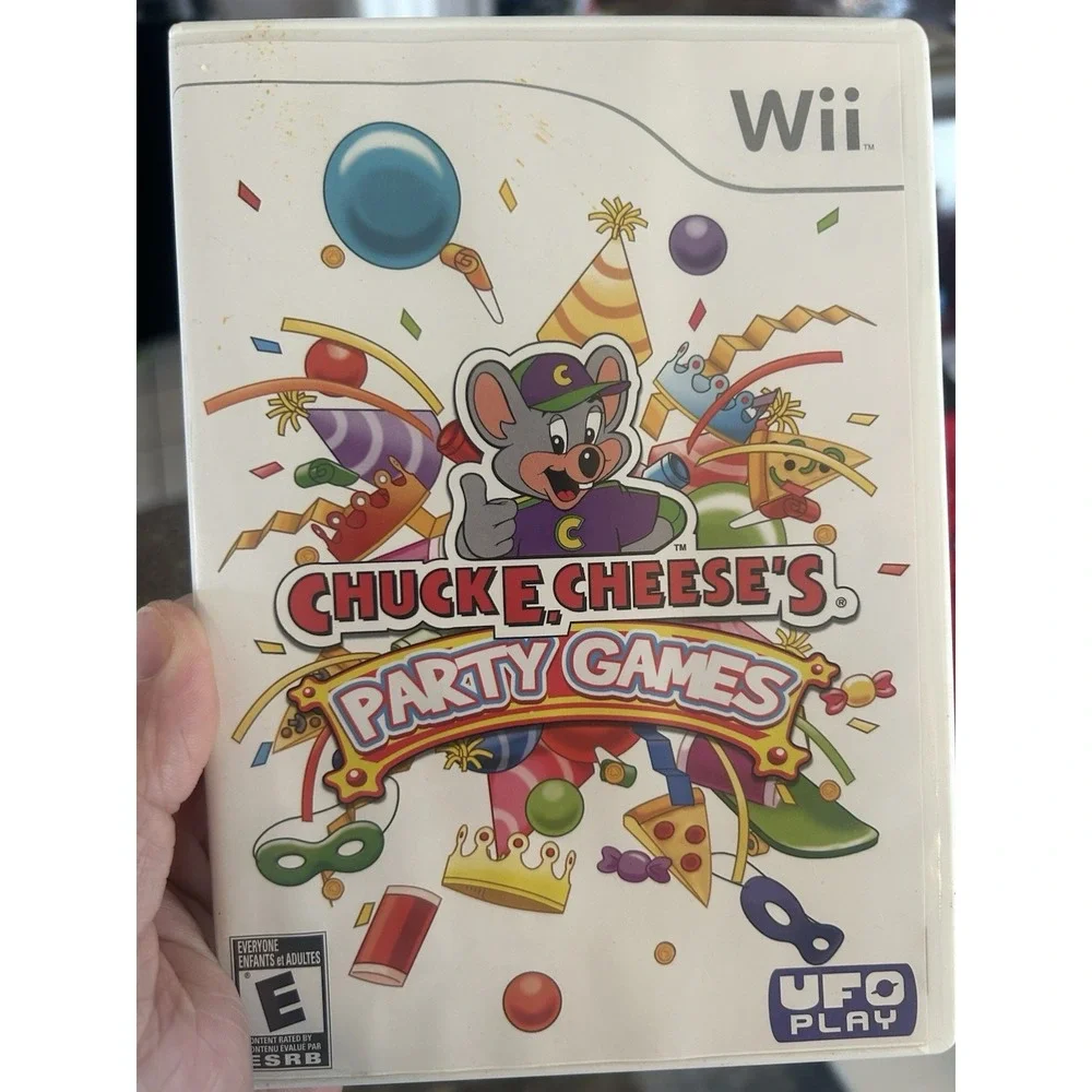 Chuck E. Cheese's Party Games (Nintendo Wii, 2010)‎ CIB, Tested